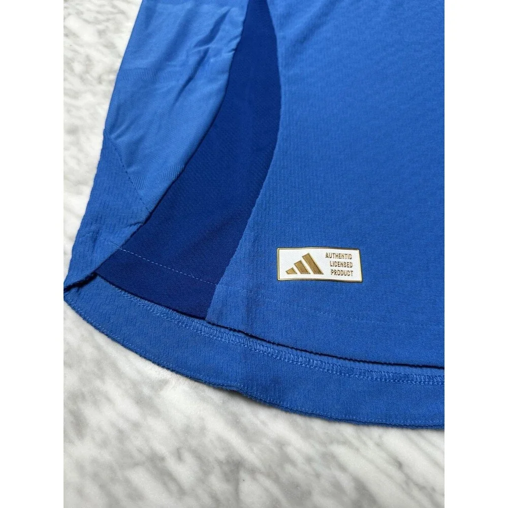 Adidas Dream 11 India Cricket KC3746 Jersey Blue & Orange Men's Large NEW